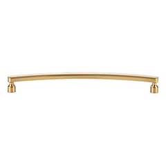 Atlas Homewares [A684-WB] Die Cast Zinc Cabinet Pull Handle - Lennox Series - Oversized - Warm Brass Finish - 8 13/16&quot; C/C -  9 5/16&quot; L