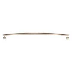 Atlas Homewares [A685-PN] Die Cast Zinc Cabinet Pull Handle - Lennox Series - Oversized - Polished Nickel Finish - 12" C/C -  12 1/2" L
