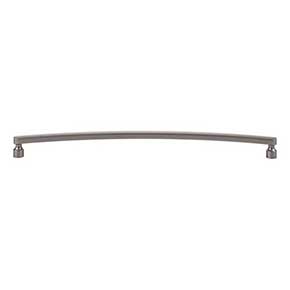 Atlas Homewares [A685-SL] Die Cast Zinc Cabinet Pull Handle - Lennox Series - Oversized - Slate Finish - 12" C/C - 12 1/2" L