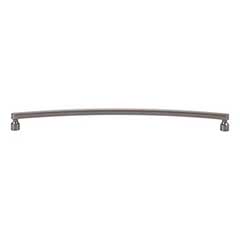 Atlas Homewares [A685-SL] Die Cast Zinc Cabinet Pull Handle - Lennox Series - Oversized - Slate Finish - 12&quot; C/C -  12 1/2&quot; L