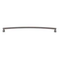 Atlas Homewares [A685-SL] Die Cast Zinc Cabinet Pull Handle - Lennox Series - Oversized - Slate Finish - 12&quot; C/C -  12 1/2&quot; L