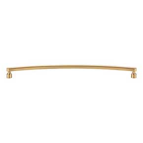 Atlas Homewares [A685-WB] Die Cast Zinc Cabinet Pull Handle - Lennox Series - Oversized - Warm Brass Finish - 12" C/C - 12 1/2" L