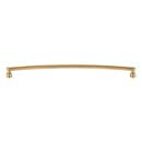 Atlas Homewares [A685-WB] Die Cast Zinc Cabinet Pull Handle - Lennox Series - Oversized - Warm Brass Finish - 12" C/C -  12 1/2" L