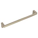 Atlas Homewares [A404-BRN] Die Cast Zinc Cabinet Pull Handle - Logan Series - Oversized - Brushed Nickel Finish - 7 9/16&quot; C/C - 7 7/8&quot; L