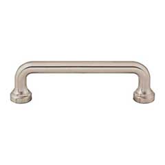 Atlas Homewares [A641-BRN] Die Cast Zinc Cabinet Pull Handle - Malin Series - Standard Size - Brushed Nickel Finish - 3 3/4&quot; C/C - 4 1/2&quot; L