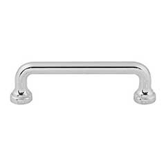 Atlas Homewares [A641-CH] Die Cast Zinc Cabinet Pull Handle - Malin Series - Standard Size - Polished Chrome Finish - 3 3/4" C/C - 4 1/2" L