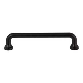 Atlas Homewares [A642-BL] Die Cast Zinc Cabinet Pull Handle - Malin Series - Oversized - Matte Black Finish - 5 1/16" C/C - 5 3/4" L
