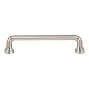 Atlas Homewares [A642-BRN] Die Cast Zinc Cabinet Pull Handle - Malin Series - Oversized - Brushed Nickel Finish - 5 1/16&quot; C/C - 5 3/4&quot; L