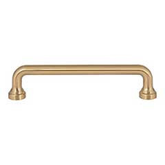 Atlas Homewares [A642-WB] Die Cast Zinc Cabinet Pull Handle - Malin Series - Oversized - Warm Brass Finish - 5 1/16" C/C - 5 3/4" L