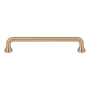 Atlas Homewares [A643-WB] Die Cast Zinc Cabinet Pull Handle - Malin Series - Oversized - Warm Brass Finish - 6 5/16" C/C - 7" L