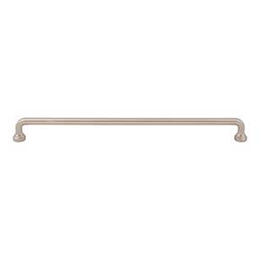 Atlas Homewares [A645-BRN] Die Cast Zinc Cabinet Pull Handle - Malin Series - Oversized - Brushed Nickel Finish - 12" C/C - 12 11/16" L