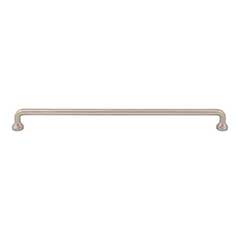 Atlas Homewares [A645-BRN] Die Cast Zinc Cabinet Pull Handle - Malin Series - Oversized - Brushed Nickel Finish - 12&quot; C/C - 12 11/16&quot; L