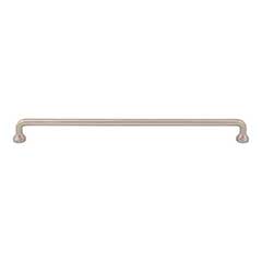 Atlas Homewares [A645-BRN] Die Cast Zinc Cabinet Pull Handle - Malin Series - Oversized - Brushed Nickel Finish - 12&quot; C/C - 12 11/16&quot; L