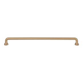 Atlas Homewares [A645-WB] Die Cast Zinc Cabinet Pull Handle - Malin Series - Oversized - Warm Brass Finish - 12" C/C - 12 11/16" L