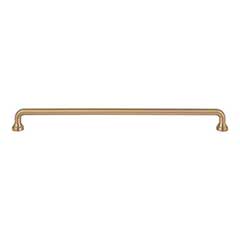 Atlas Homewares [A645-WB] Die Cast Zinc Cabinet Pull Handle - Malin Series - Oversized - Warm Brass Finish - 12" C/C - 12 11/16" L