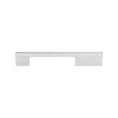 Atlas Homewares [A883-MC] Aluminum Cabinet Pull Handle - Off-Center Series - Oversized - Matte Chrome Finish - 6 5/16&quot; C/C - 7 1/2&quot; L