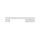 Atlas Homewares [A883-CH] Aluminum Cabinet Pull Handle - Off-Center Series - Oversized - Polished Chrome Finish - 6 5/16&quot; C/C - 7 1/2&quot; L