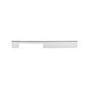 Atlas Homewares [A885-CH] Aluminum Cabinet Pull Handle - Off-Center Series - Oversized - Polished Chrome Finish - 8 13/16&quot; C/C - 11 1/2&quot; L