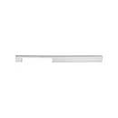 Atlas Homewares [A886-CH] Aluminum Cabinet Pull Handle - Off-Center Series - Oversized - Polished Chrome Finish - 12 5/8&quot; C/C - 15 3/4&quot; L