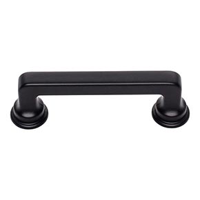 Atlas Homewares [A101-BL] Die Cast Zinc Cabinet Pull Handle - Oskar Series - Standard Size - Matte Black Finish - 3" C/C - 3 7/8" L