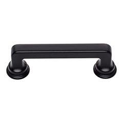 Atlas Homewares [A101-BL] Die Cast Zinc Cabinet Pull Handle - Oskar Series - Standard Size - Matte Black Finish - 3&quot; C/C - 3 7/8&quot; L