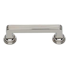 Atlas Homewares [A101-PN] Die Cast Zinc Cabinet Pull Handle - Oskar Series - Standard Size - Polished Nickel Finish - 3" C/C - 3 7/8" L
