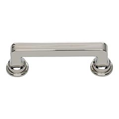 Atlas Homewares [A101-PN] Die Cast Zinc Cabinet Pull Handle - Oskar Series - Standard Size - Polished Nickel Finish - 3" C/C - 3 7/8" L