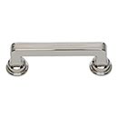 Atlas Homewares [A101-PN] Die Cast Zinc Cabinet Pull Handle - Oskar Series - Standard Size - Polished Nickel Finish - 3&quot; C/C - 3 7/8&quot; L