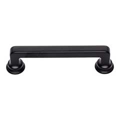 Atlas Homewares [A102-BL] Die Cast Zinc Cabinet Pull Handle - Oskar Series - Standard Size - Matte Black Finish - 3 3/4" C/C - 4 5/8" L