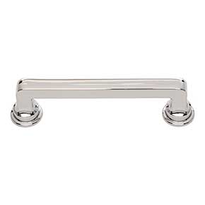 Atlas Homewares [A102-CH] Die Cast Zinc Cabinet Pull Handle - Oskar Series - Standard Size - Polished Chrome Finish - 3 3/4" C/C - 4 5/8" L