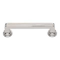 Atlas Homewares [A102-CH] Die Cast Zinc Cabinet Pull Handle - Oskar Series - Standard Size - Polished Chrome Finish - 3 3/4&quot; C/C - 4 5/8&quot; L