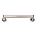 Atlas Homewares [A103-BRN] Die Cast Zinc Cabinet Pull Handle - Oskar Series - Oversized - Brushed Nickel Finish - 5 1/16" C/C - 5 7/8" L