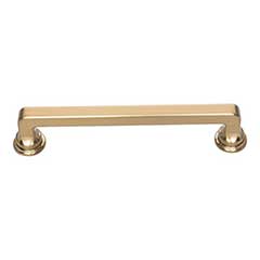 Atlas Homewares [A103-WB] Die Cast Zinc Cabinet Pull Handle - Oskar Series - Oversized - Warm Brass Finish - 5 1/16" C/C - 5 7/8" L