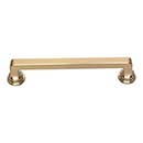 Atlas Homewares [A103-WB] Die Cast Zinc Cabinet Pull Handle - Oskar Series - Oversized - Warm Brass Finish - 5 1/16&quot; C/C - 5 7/8&quot; L