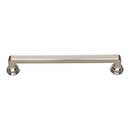 Atlas Homewares [A104-BRN] Die Cast Zinc Cabinet Pull Handle - Oskar Series - Oversized - Brushed Nickel Finish - 6 5/16" C/C - 7 1/8" L