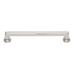 Atlas Homewares [A104-CH] Die Cast Zinc Cabinet Pull Handle - Oskar Series - Oversized - Polished Chrome Finish - 6 5/16" C/C - 7 1/8" L