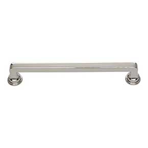 Atlas Homewares [A104-PN] Die Cast Zinc Cabinet Pull Handle - Oskar Series - Oversized - Polished Nickel Finish - 6 5/16" C/C - 7 1/8" L