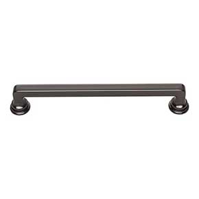 Atlas Homewares [A104-SL] Die Cast Zinc Cabinet Pull Handle - Oskar Series - Oversized - Slate Finish - 6 5/16" C/C - 7 1/8" L