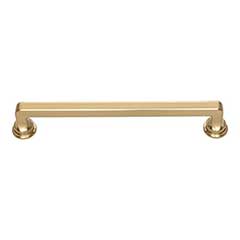 Atlas Homewares [A104-WB] Die Cast Zinc Cabinet Pull Handle - Oskar Series - Oversized - Warm Brass Finish - 6 5/16" C/C - 7 1/8" L