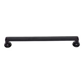 Atlas Homewares [A105-BL] Die Cast Zinc Cabinet Pull Handle - Oskar Series - Oversized - Matte Black Finish - 7 9/16" C/C - 8 3/8" L