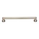 Atlas Homewares [A105-BRN] Die Cast Zinc Cabinet Pull Handle - Oskar Series - Oversized - Brushed Nickel Finish - 7 9/16&quot; C/C - 8 3/8&quot; L