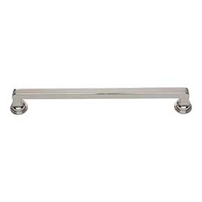 Atlas Homewares [A105-PN] Die Cast Zinc Cabinet Pull Handle - Oskar Series - Oversized - Polished Nickel Finish - 7 9/16" C/C - 8 3/8" L