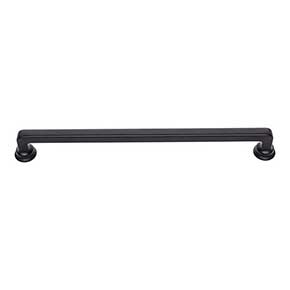 Atlas Homewares [A106-BL] Die Cast Zinc Cabinet Pull Handle - Oskar Series - Oversized - Matte Black Finish - 8 13/16" C/C - 9 5/8" L