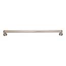 Atlas Homewares [A107-BRN] Die Cast Zinc Cabinet Pull Handle - Oskar Series - Oversized - Brushed Nickel Finish - 12&quot; C/C - 12 13/16&quot; L