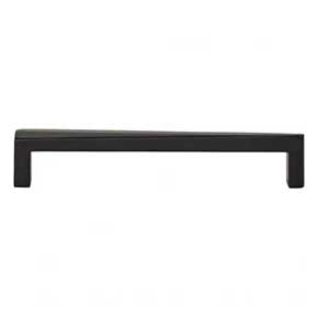 Atlas Homewares [A673-BL] Die Cast Zinc Cabinet Pull Handle - Para Series - Oversized - Matte Black Finish - 6 5/16" C/C - 6 11/16" L