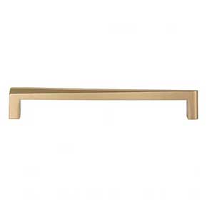 Atlas Homewares [A674-WB] Die Cast Zinc Cabinet Pull Handle - Para Series - Oversized - Warm Brass Finish - 7 9/16" C/C - 8" L