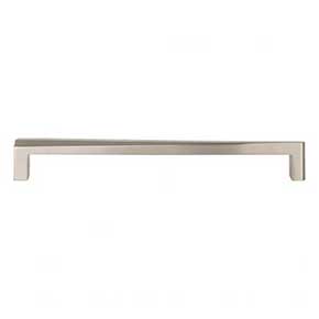 Atlas Homewares [A675-BRN] Die Cast Zinc Cabinet Pull Handle - Para Series - Oversized - Brushed Nickel Finish - 8 13/16" C/C - 9 5/16" L