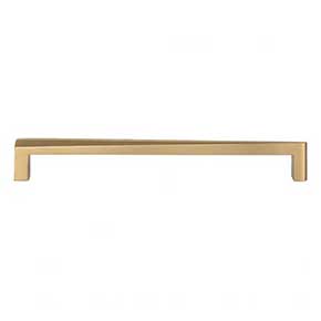 Atlas Homewares [A675-WB] Die Cast Zinc Cabinet Pull Handle - Para Series - Oversized - Warm Brass Finish - 8 13/16" C/C - 9 5/16" L