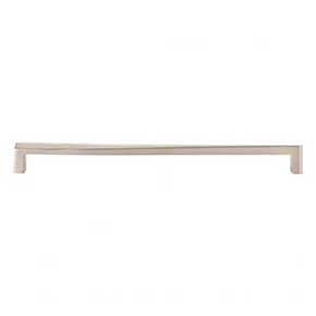 Atlas Homewares [A676-BRN] Die Cast Zinc Cabinet Pull Handle - Para Series - Oversized - Brushed Nickel Finish - 12" C/C - 12 1/2" L