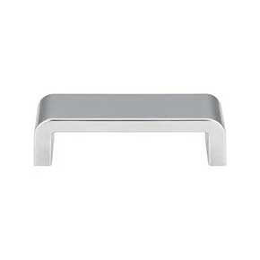 Atlas Homewares [A914-CH] Die Cast Zinc Cabinet Pull Handle - Platform Series - Standard Size - Polished Chrome Finish - 3 3/4" C/C - 4 3/16" L